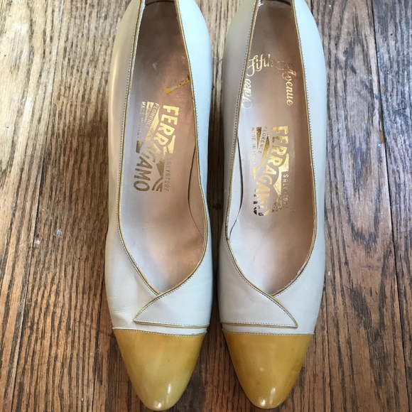 Vintage Ferragamo Heels - Picture 1 of 4